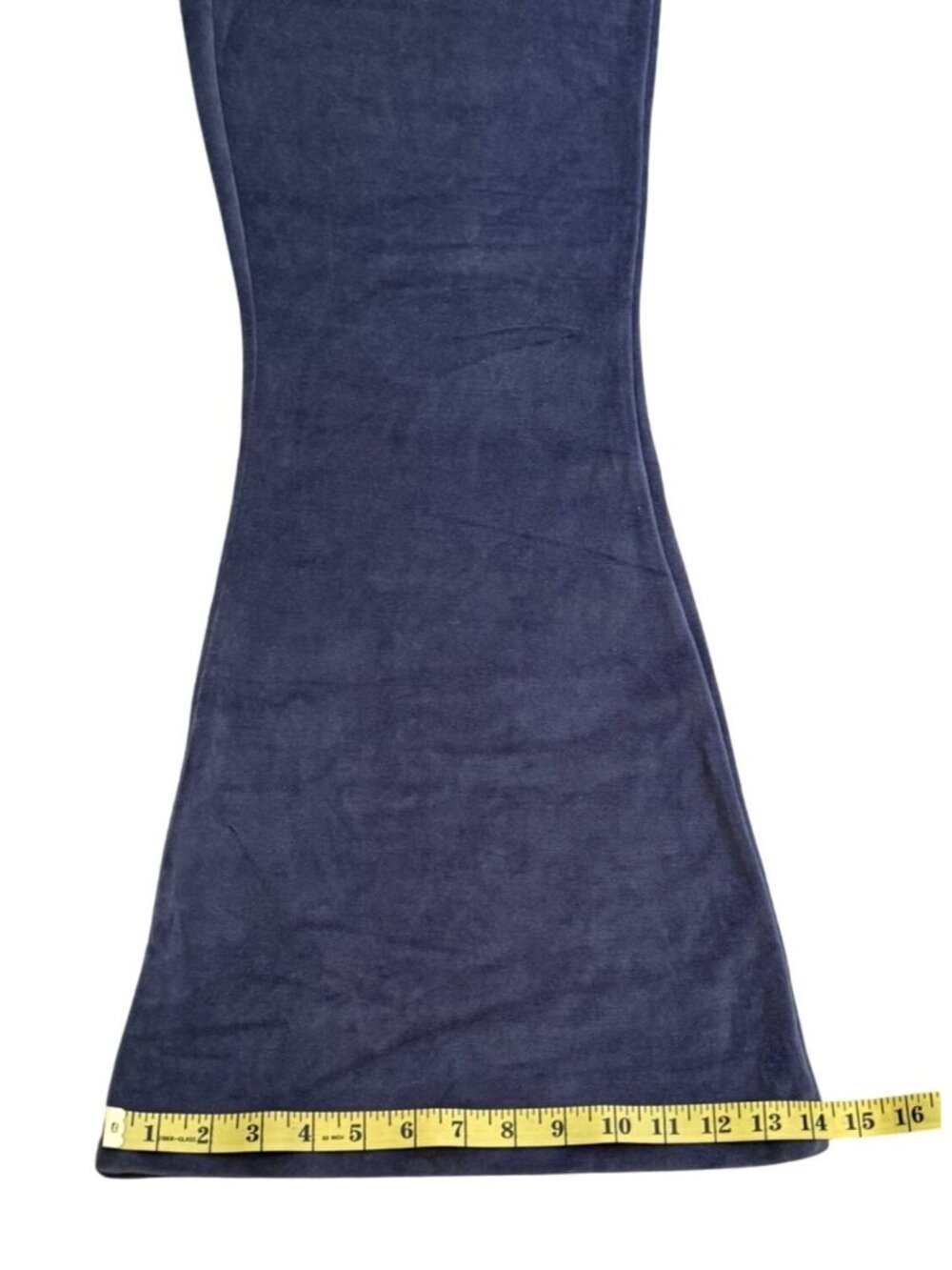 Aerie Womens Navy Velour Flared Lounge Pants Large - Picture 8 of 16